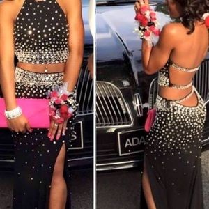 Jovani 2 piece prom dress